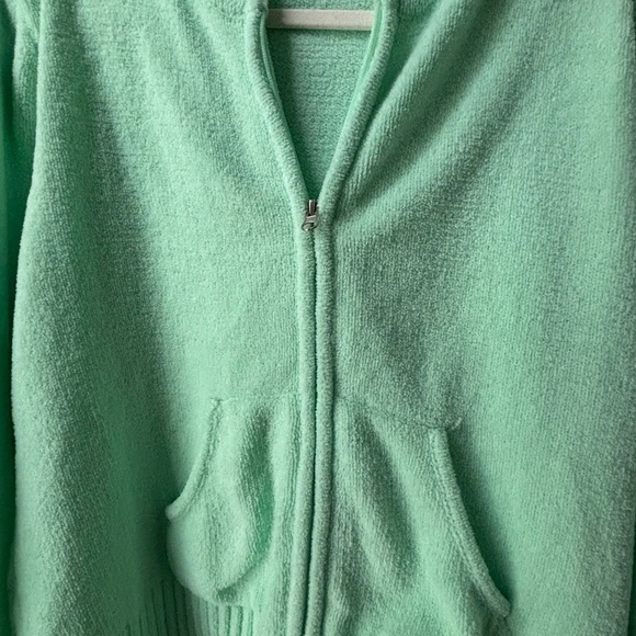 Lulu-B Light Green Hooded Cardigan - Picture 2 of 7